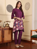 Women Printed Regular Pure Cotton Kurta with Trousers
