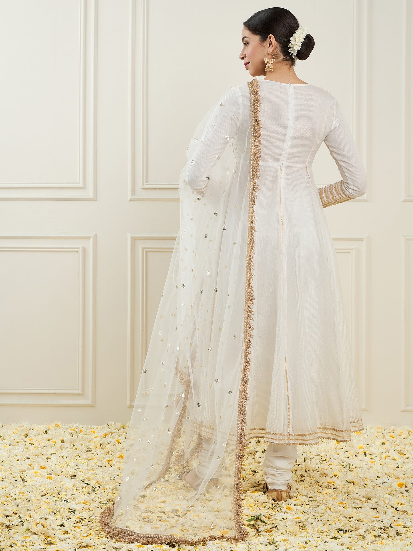 Women Regular Kurta with Churidar & With Dupatta