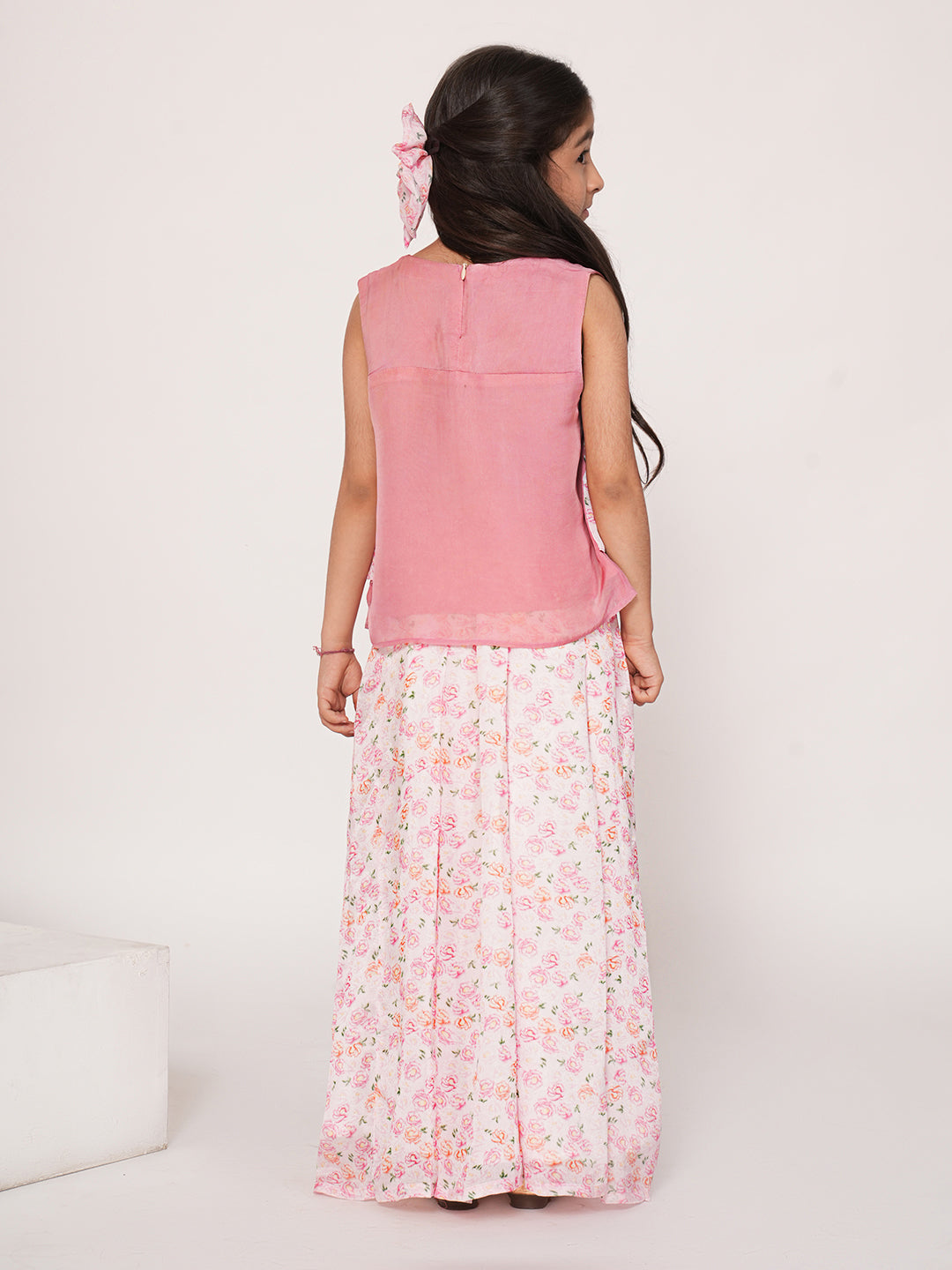 Floral printed pink co-ords set