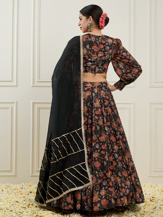 Embroidered Sequinned Ready to Wear Lehenga & Blouse With Dupatta