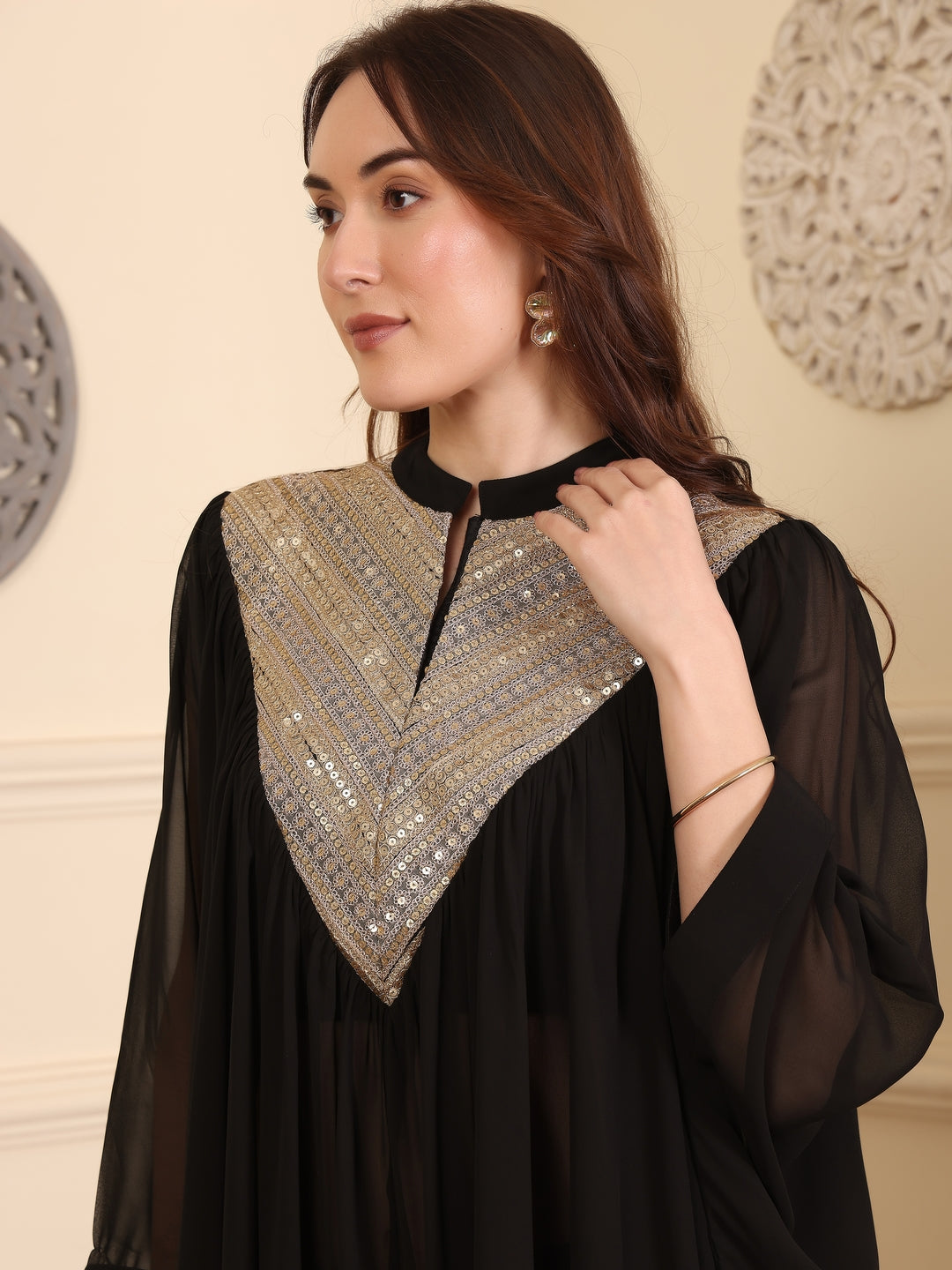 Mandarin Collar Tunic & Trousers Co-Ords