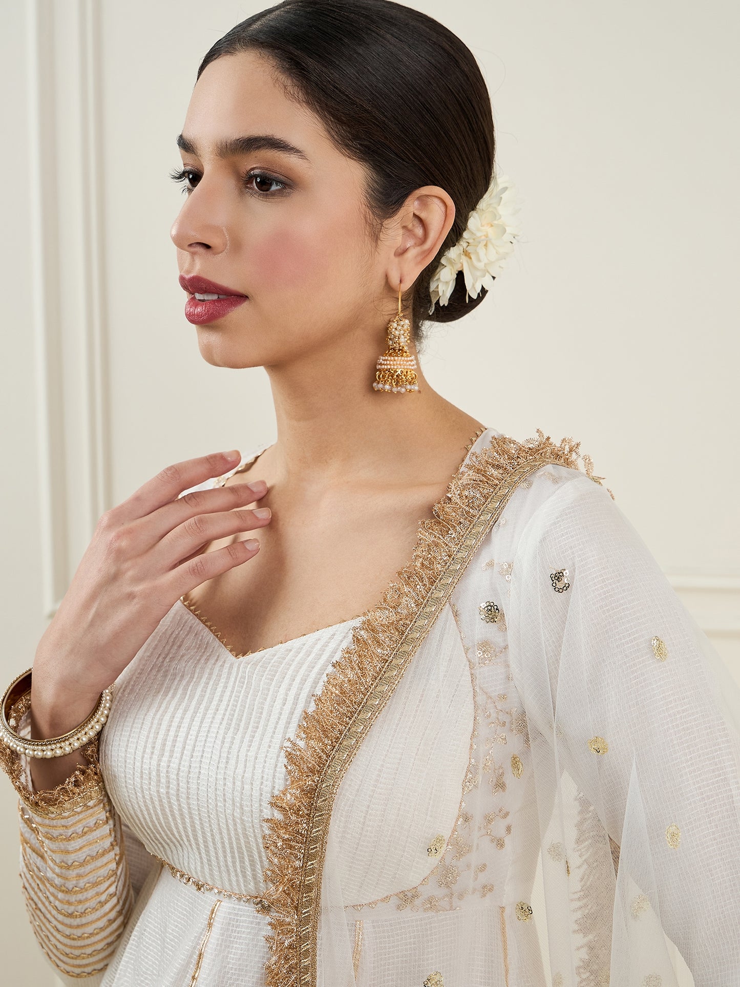 Women Regular Kurta with Churidar & With Dupatta