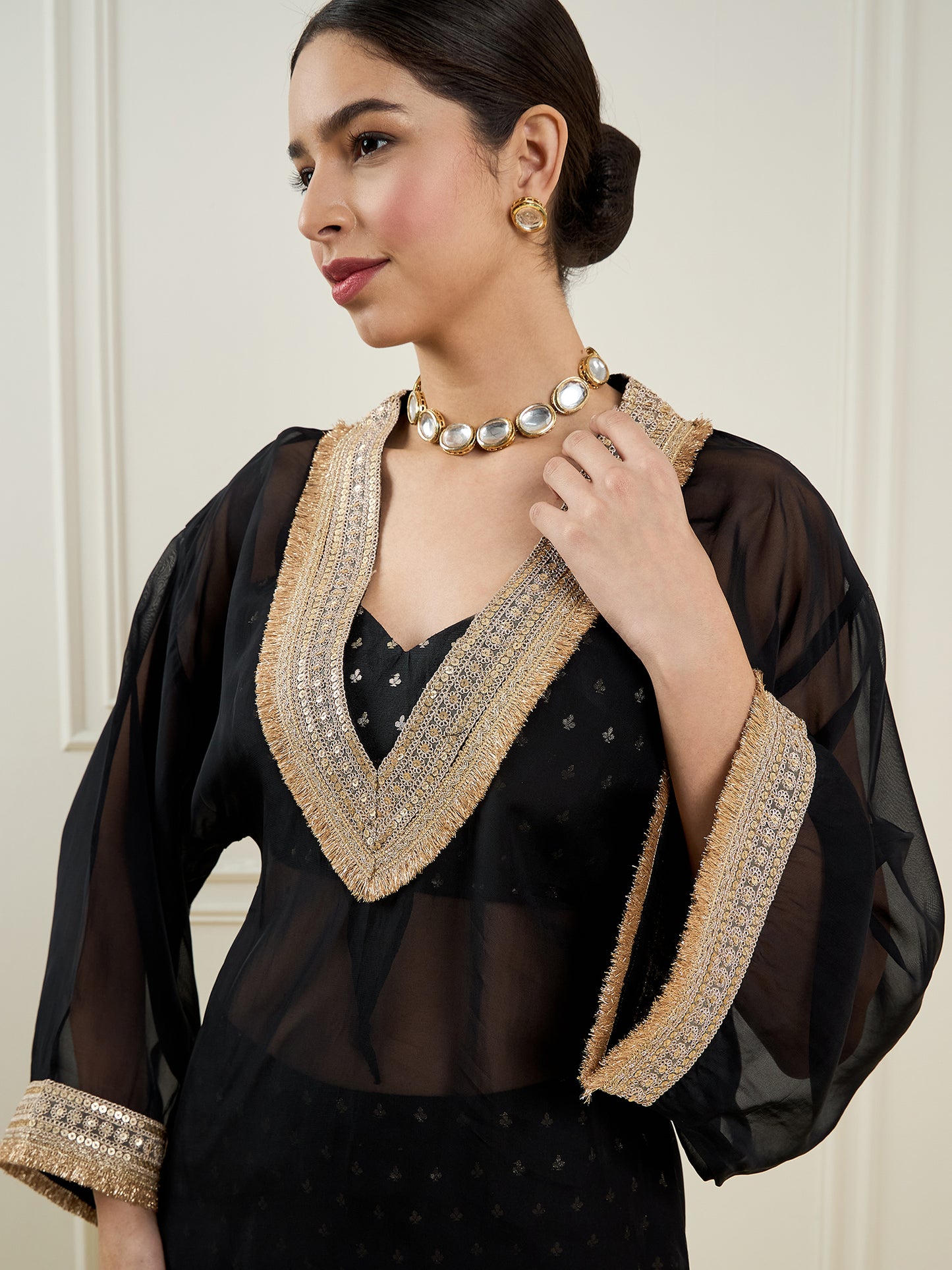 Woven-design 3-Piece Co-Ords
