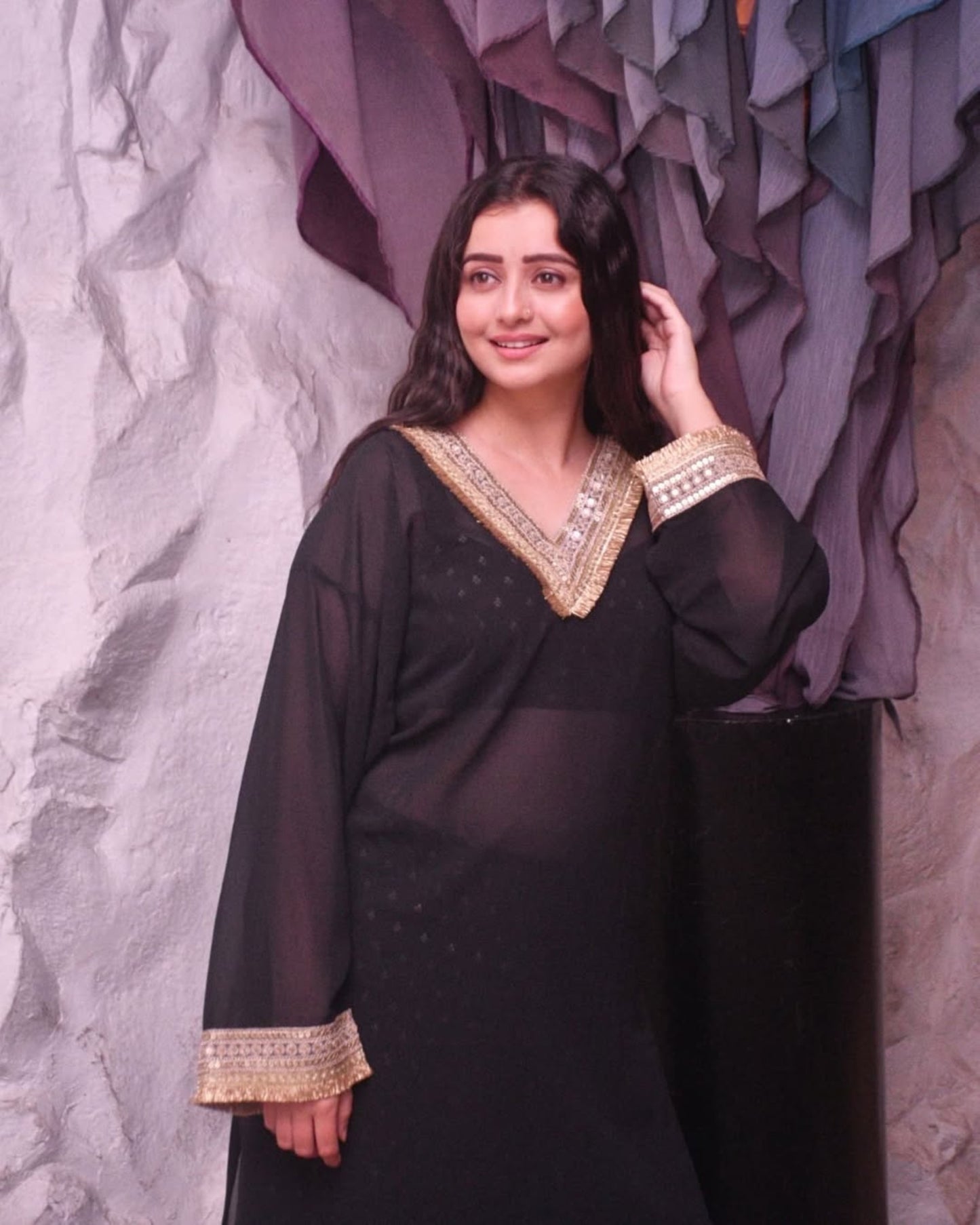 Chahat Pandey Woven design 3-Piece Co-Ords