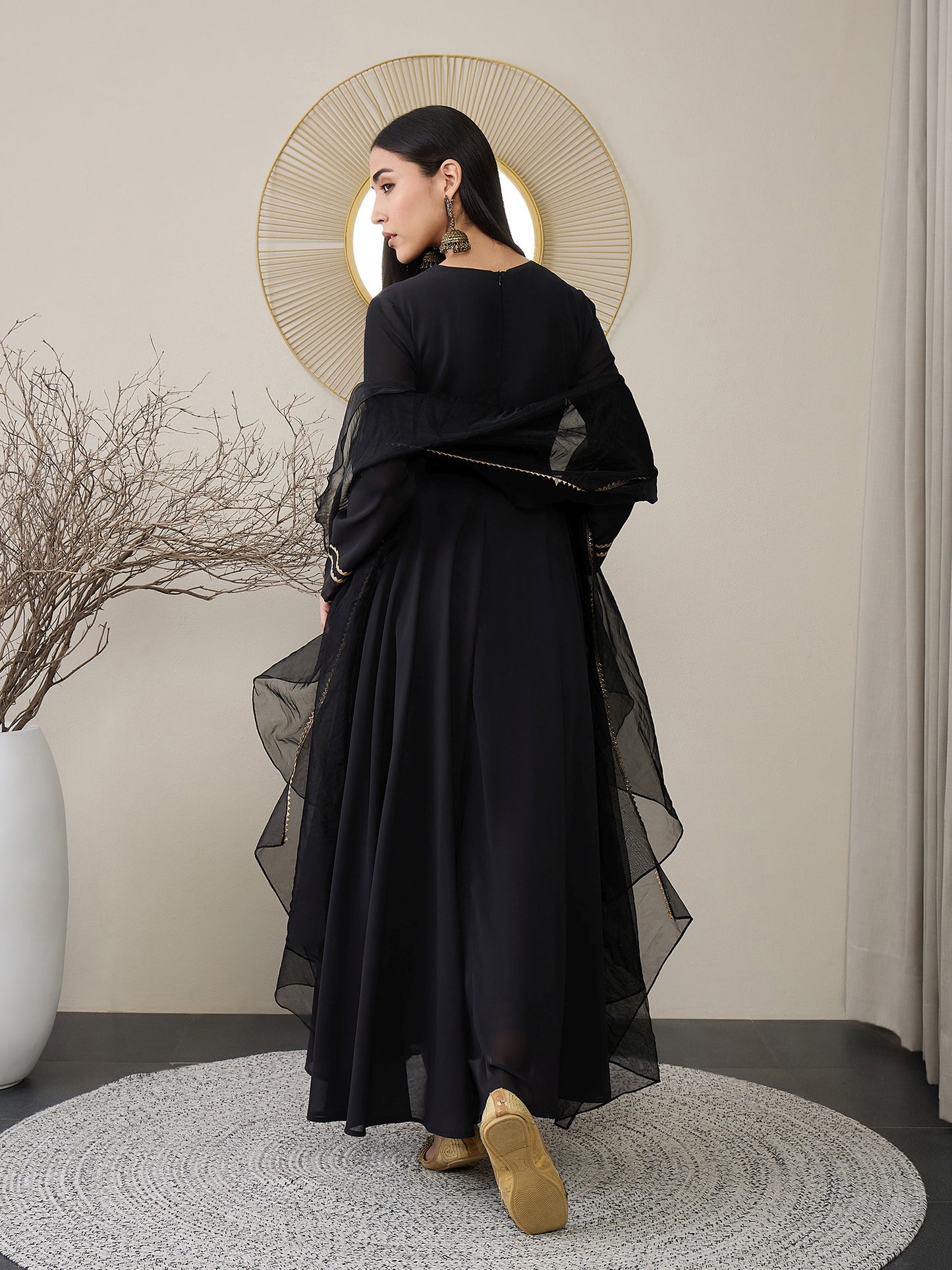 Women Angrakha Kurta With Dupatta