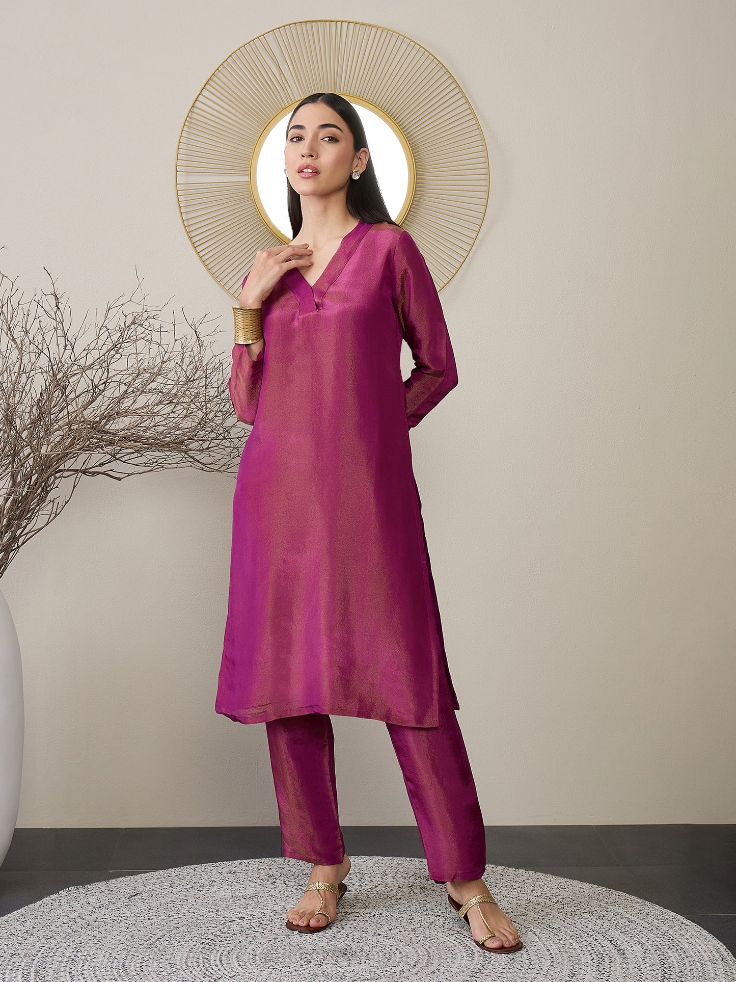 Women Regular Kurta with Trousers