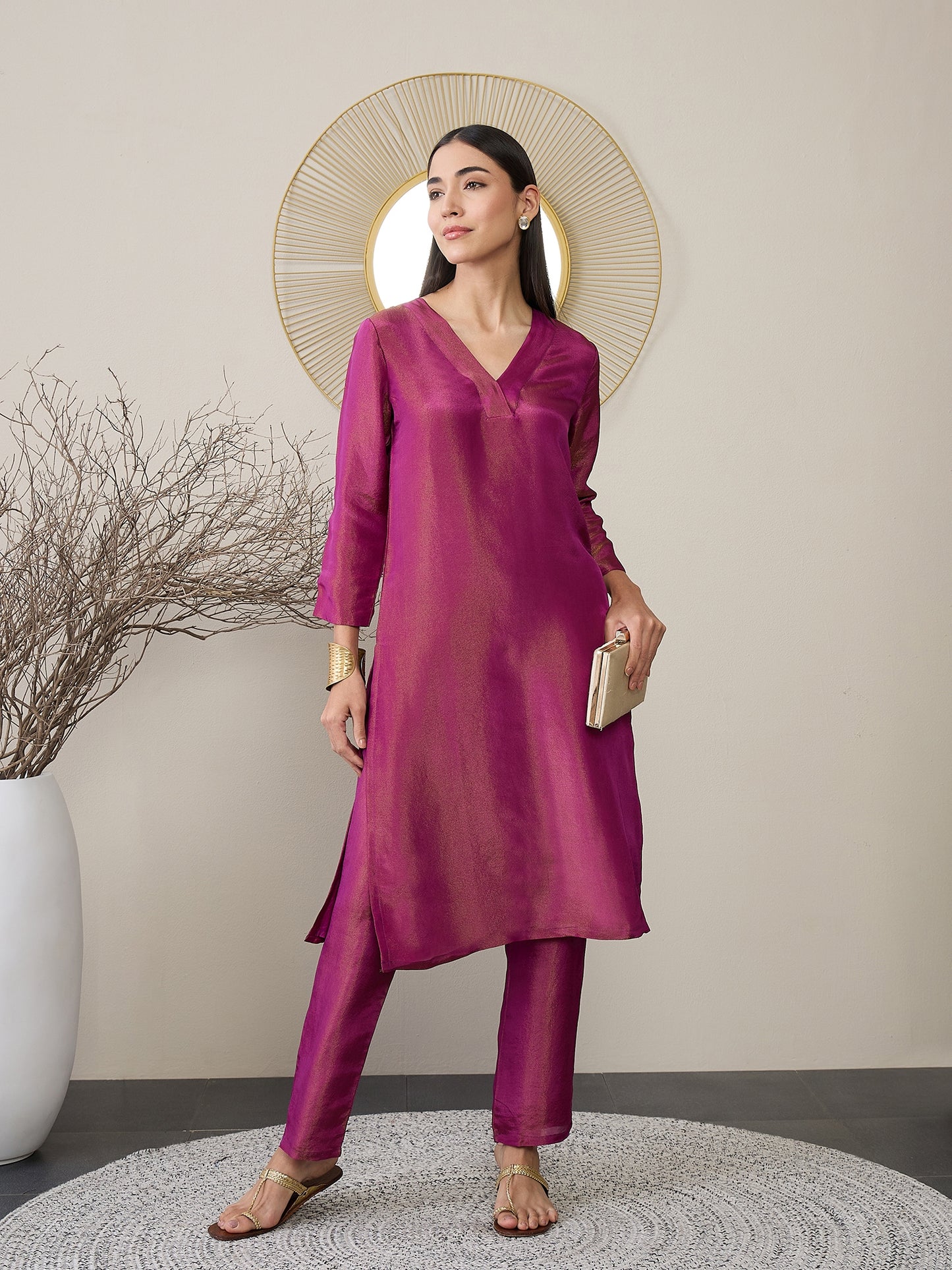 Women Regular Kurta with Trousers