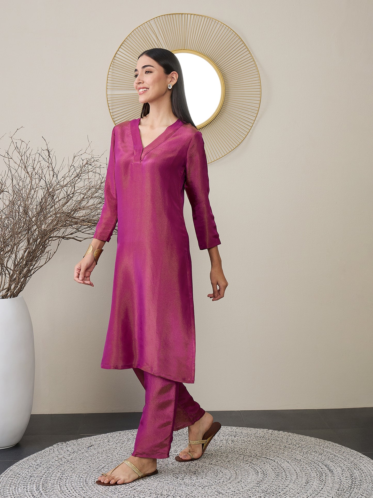 Women Regular Kurta with Trousers