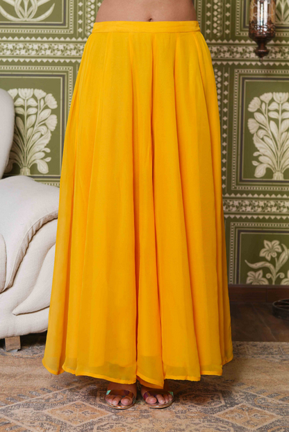 Printed Yellow Co-Ords Set