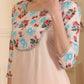Floral Printed Sequinned Straight Kurta With Trouser And Dupatta