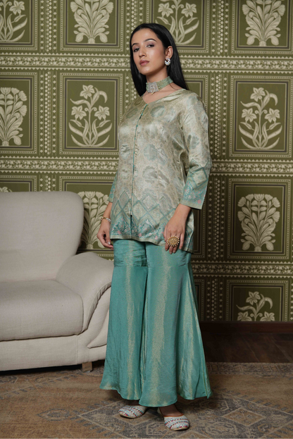 Printed Green Co-Ords Set
