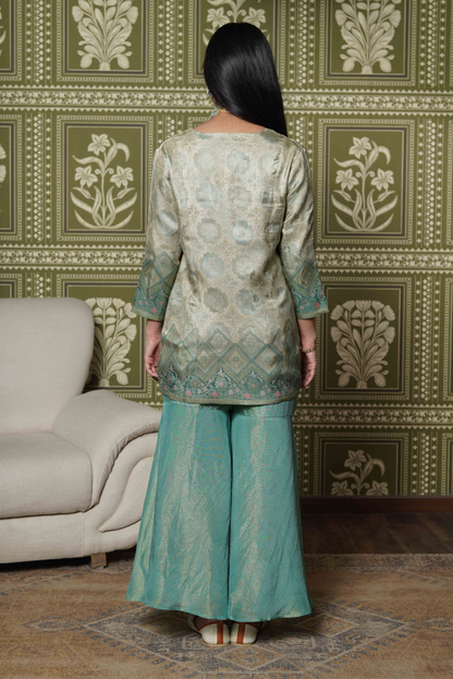 Printed Green Co-Ords Set
