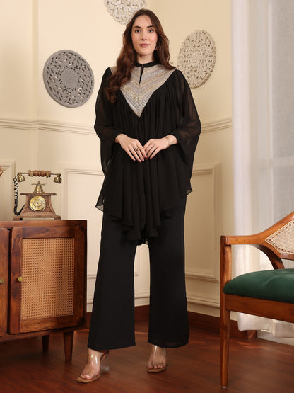 Mandarin Collar Tunic & Trousers Co-Ords