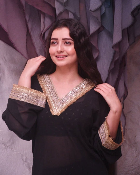 Chahat Pandey Woven design 3-Piece Co-Ords