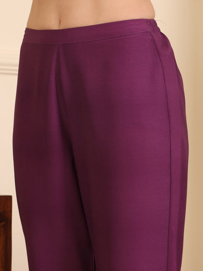 Women Printed Regular Pure Cotton Kurta with Trousers