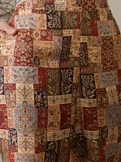Printed Tunic With Trousers Co-Ords
