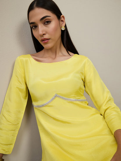 Women Panelled Kurta with Trousers